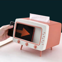 ✨ Tissue Box Cover – Retro TV Style for Home & Office