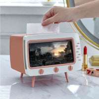 ✨ Tissue Box Cover – Retro TV Style for Home & Office