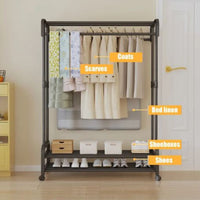 👕 Freestanding Clothes & Garment Rack – Sturdy Storage Organizer