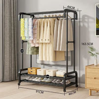 👕 Freestanding Clothes & Garment Rack – Sturdy Storage Organizer