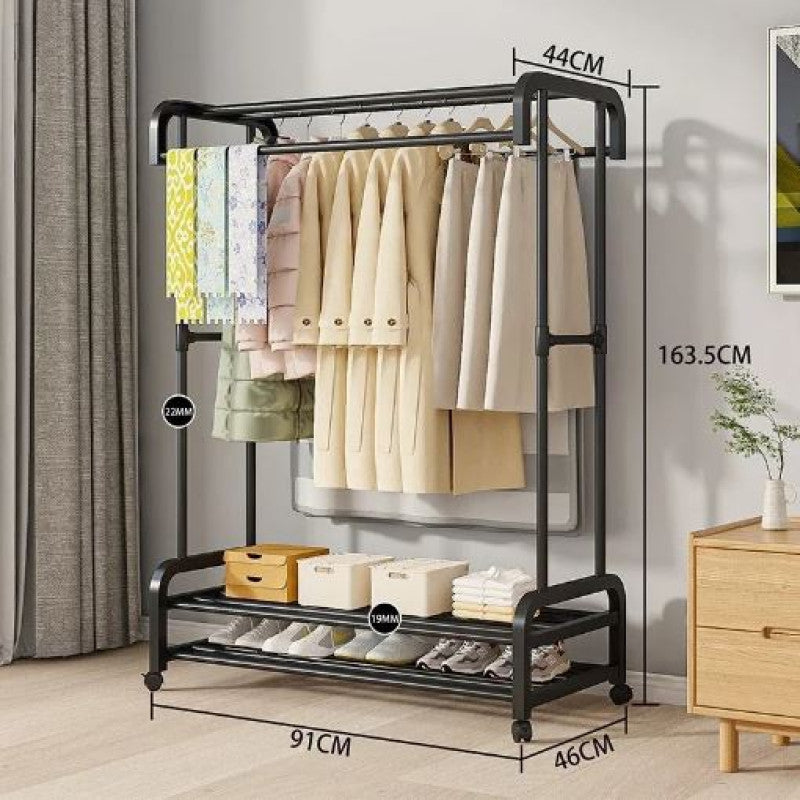 👕 Freestanding Clothes & Garment Rack – Sturdy Storage Organizer
