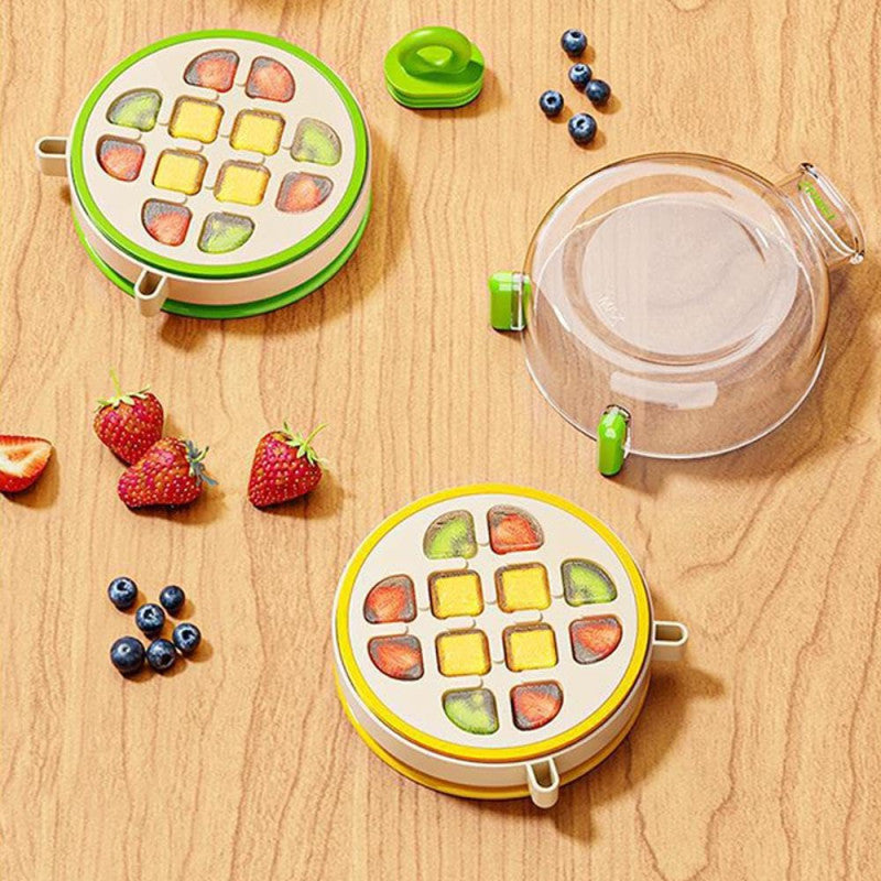❄️ 2-in-1 Ice Cube Mold & Water Bottle with Lid