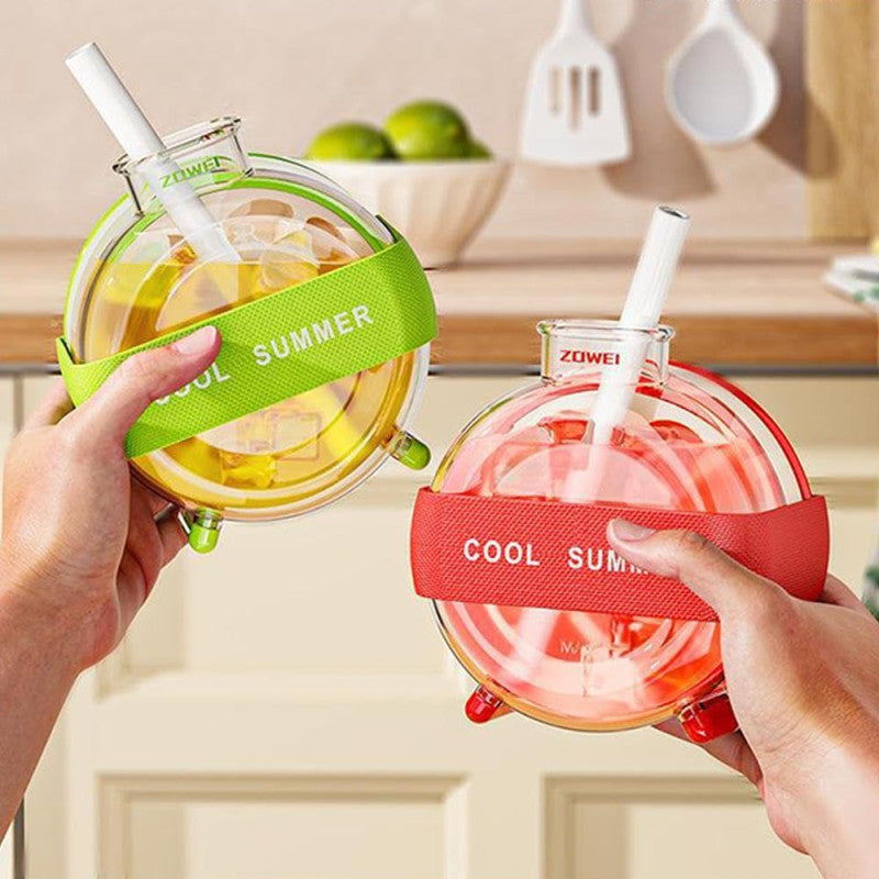❄️ 2-in-1 Ice Cube Mold & Water Bottle with Lid