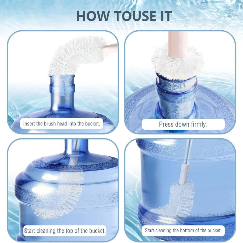 🧽 20-Inch Long Bottle Cleaning Brush – Nylon Bristles & Stainless Steel Handle 🧴