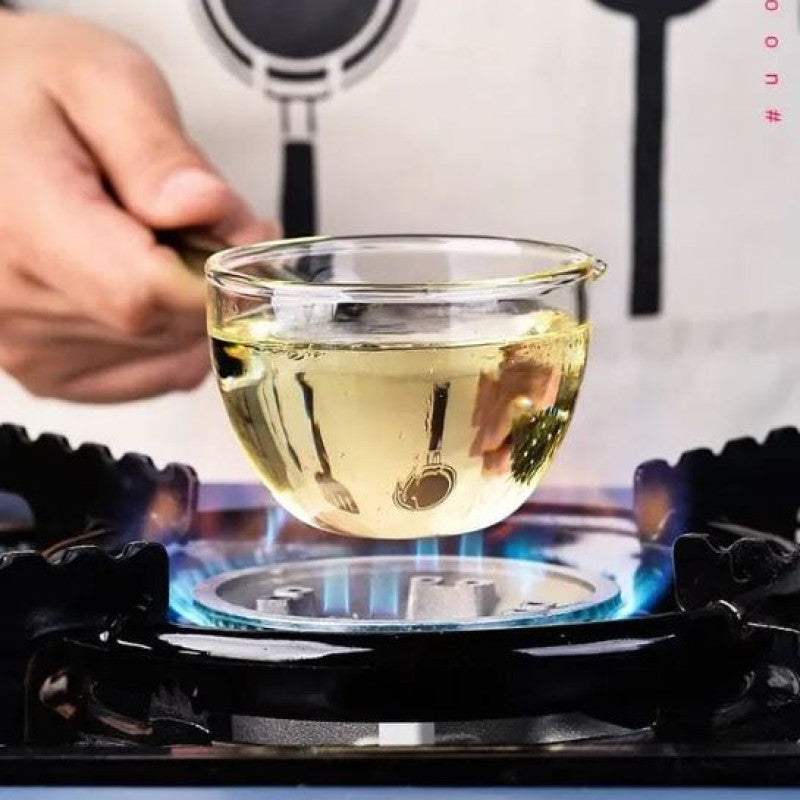 🔥 Heat-Resistant Borosilicate Glass Spoon – Stylish Colored Spoon for Tarka & Frying 🍲