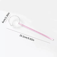 🔥 Heat-Resistant Borosilicate Glass Spoon – Stylish Colored Spoon for Tarka & Frying 🍲