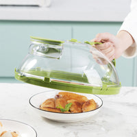 🌿 Microwave Food Cover Lid – Anti-Splatter Steamer Cover for Reheating & Cooking 🍲