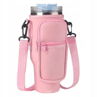 🥤 Tumbler Carrier Bag with Mobile Phone Pocket – Insulated Drink Holder for Travel & Gym ✨