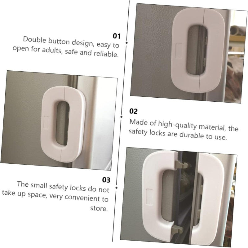 🔒🧊 Fridge Safety Lock – Childproof Refrigerator & Cabinet Lock (1pc)