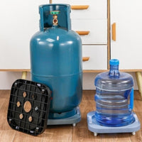 🚚 Multi-Purpose Rolling Trolley Stand – For Gas Cylinder, Plant Pots & Home Use