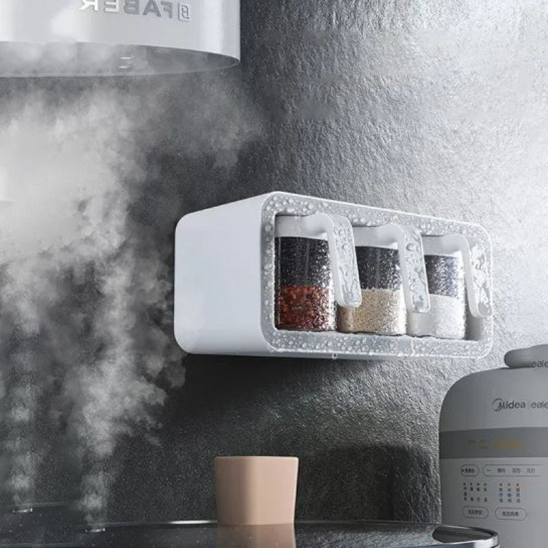 🧂🏡 ECOCO Wall Hanging Spice Organizer – Multi-Layer Kitchen Storage Rack