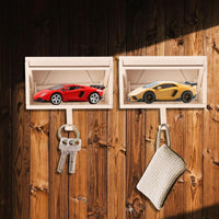 🏠🔑 Garage-Style Key Holder Box with Openable Door – 3D Wall-Mounted Key Rack
