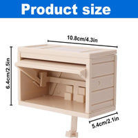 🏠🔑 Garage-Style Key Holder Box with Openable Door – 3D Wall-Mounted Key Rack