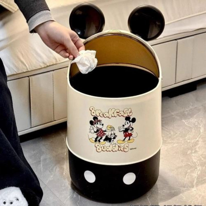 ✨🏠 Mickey Mouse Mini Trash Bin – Cute Kitchen & Desk Storage Can
