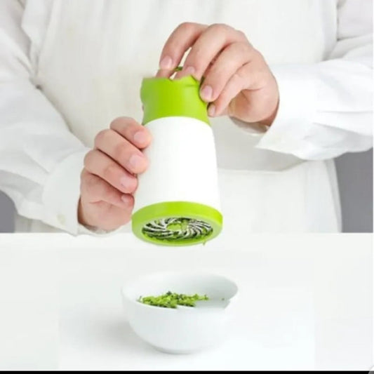 Stainless Steel Herb Mill Grinder – Manual Herb & Spice Chopper for Kitchen