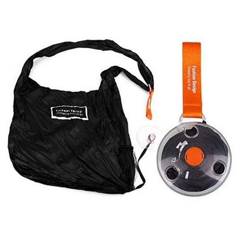 🛍️ Roll-Up Reusable Shopping Bag – Foldable Shoulder Tote for Groceries & Travel 🌿