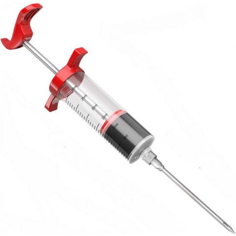🍗 Stainless Steel Meat Injector with Needle