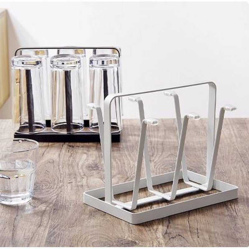 🍽️✨ Metal Glass Cup Holder Stand – Space-Saving Kitchen Organizer