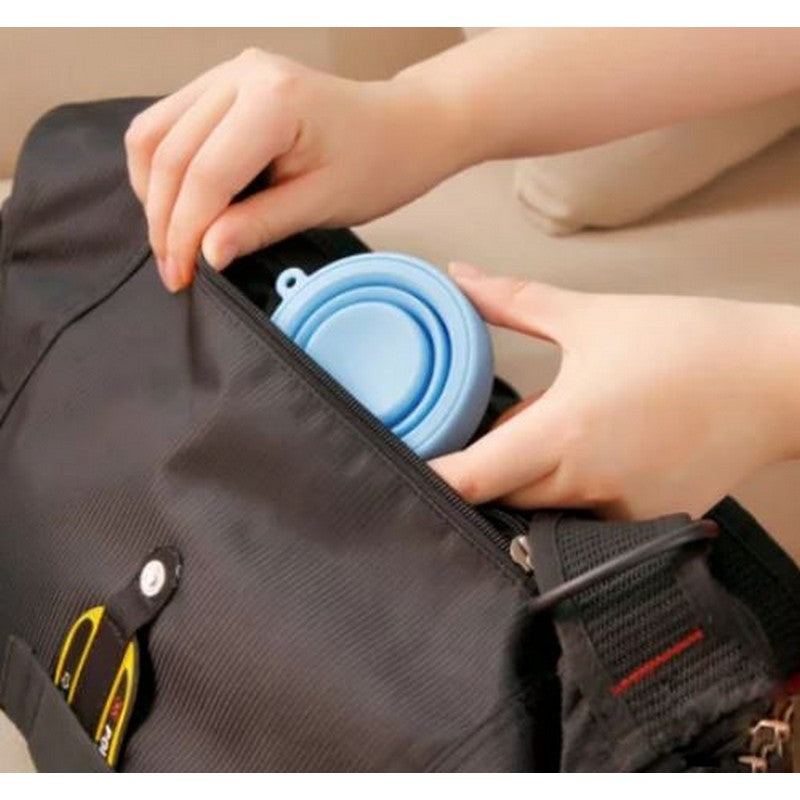 🥤 Silicone Folding Cup with Lid – Portable & Reusable Collapsible Drinking Cup for Travel 🌍