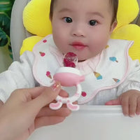 🍓 Baby Fruit Feeder Pacifier – Fresh Food Feeder & Silicone Teething Toy for Infants 👶