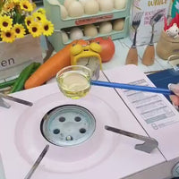 🔥 Heat-Resistant Borosilicate Glass Spoon – Stylish Colored Spoon for Tarka & Frying 🍲