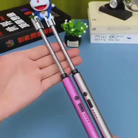 🔥 USB Rechargeable Candle Lighter – Flexible Plasma Arc Long Neck Windproof Lighter 💨