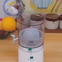 🍋🔌 Rechargeable Electric Citrus Juicer – Hands-Free Masticating Orange/Lemon Extractor